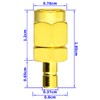 Eightwood DAB+ Antenna Adapter SMA Male to SMB Female 2