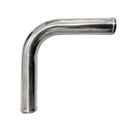 Haturmyko Haturmyko OD 1.75" (45mm), Leg Length 6" (152mm) 90 Degree Aluminum Elbow Intercooler Pipe 1.75 Inch Intake Tube Bend Universal Straight Joiner Polished