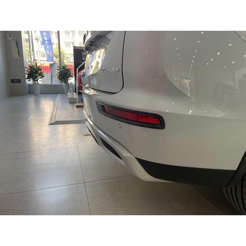 GZBFTDH Car Rear Fog Light Covers Trim for Mitsubishi Outlander