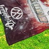 Large VW Volkswagen Fleece Blanket Bulli T1 Red 130 cm