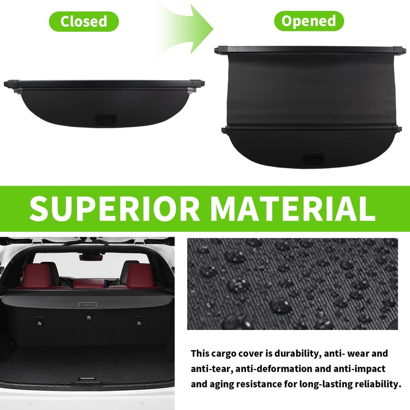 Liizoo Cargo Cover for Lexus RX350 2023 2024 2025 RX450h