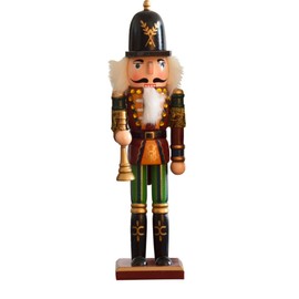 Christmas Wooden Nutcracker Figures 12 inch Nutcracker Ornament Christmas Decorations Gift