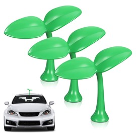 3Pcs Car Sprout Decal Roof Decoration for Car Top,3D Sticker Bean Sprout Decals for Hood Or Trunk Lid,Green Grass CarExterior Stickers Decor for Garden Home Dog House