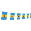 Barbados Barbadians String Banner Flag,16 ft 20 Mini Flags String,