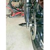 diycycleparts BLACK HARLEY HD TOURING FRONT AXLE SPIKE COVERS 2008