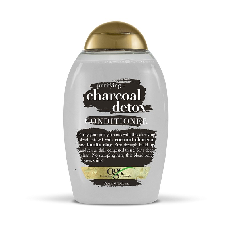 OGX Purifying + Charcoal Detox Conditioner for Buildup Removal and