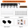 YueTong 68" All Metal Garden Tool Organizer,Adjustable Garage Wall Organizers