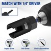 WORKPRO Wing Nut Driver Set 4 PCS, Power Wing Nut
