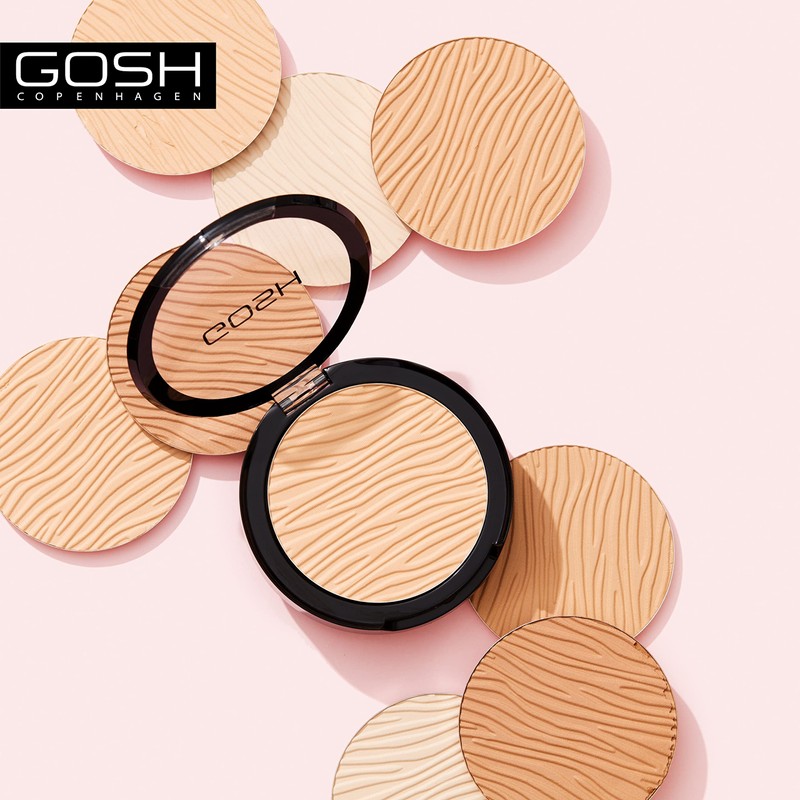 GOSH Dextreme High Coverage Powder, Vegan Powder for All Skin
