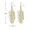 Leaf Statement Earrings for Women, Feather Earrings for Girls, Bohemian