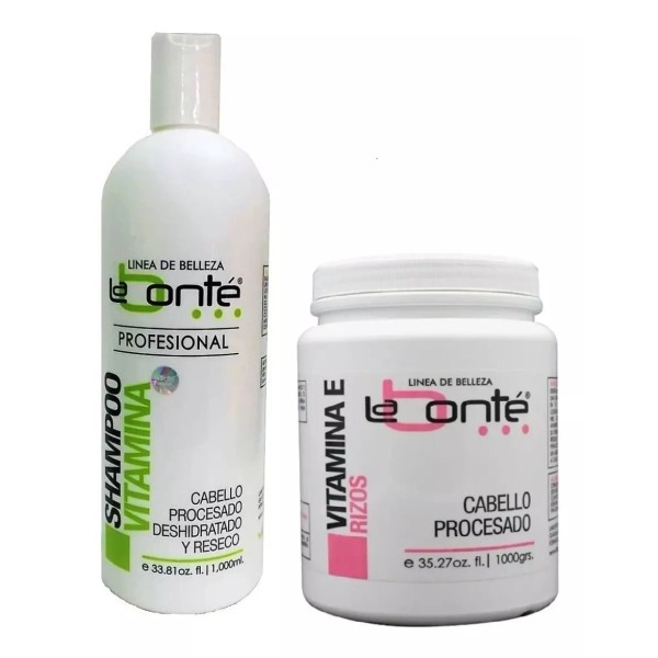Labonté Shampoo Vitamina 1lt + Vitamina Rizos 1lt Labonté