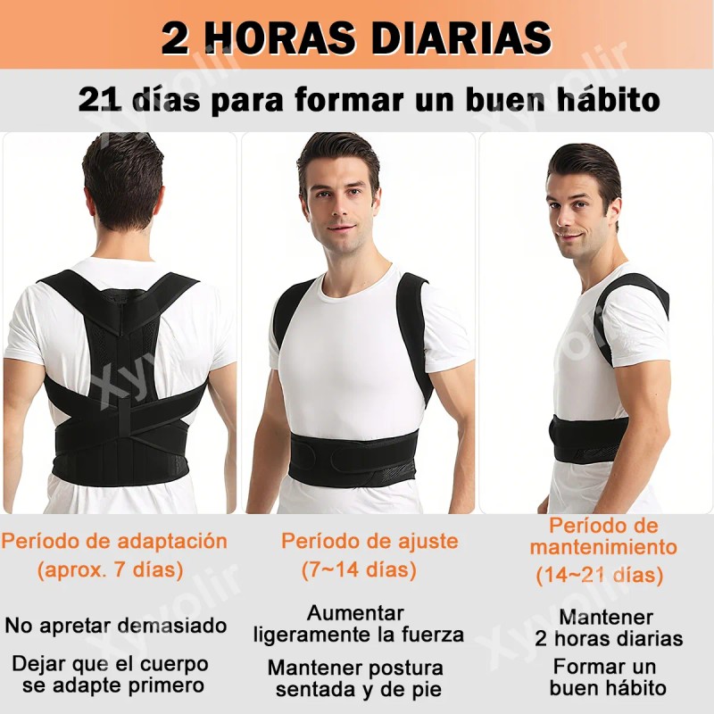 2 Pcs Fajas Para Corregir Postura Joroba En Hombres Mujeres