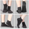VWELL Men's Five Toe Socks, Sweat Absorbent, Quick Drying, Ankle
