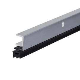 Soundproofing Door Weather Stripping - Compression Door Seal Kit - Door Frame Gasket, Draft Stopper Door Insulation Noise Blocker - 84 x 36 (Aluminum Mill)