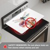Stove Top Covers,Dragonfly Flower Rubber Flat RV Range Stovetop Protector,Prevents