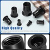Glarks 250pcs Thread Half Hexagonal Rivet Nuts Set M3 M4