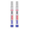 White Paint Markers, 2 Pack Oil-Based Waterproof Quick Dry Permanent