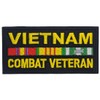 Vietnam Combat Veteran Service Ribbon Embroidered Patch - 3.5 X
