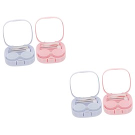 TOVINANNA Sets Hard Shell Glasses Case Lens Case for Contacts for Outdoor Use Household