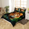Feelyou Lion Comforter Cover Twin, Kids Lion Bedding Set for