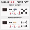 DOKIO 100W Portable Foldable Solar Panel Kit, Compact 18.9x26in Design