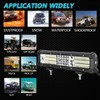 SKYWORLD 12" 330W Quad-Row Off Road LED Work Light Bar,