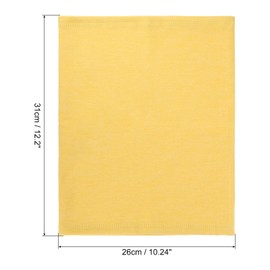 PATIKIL Winter Neck Warmer, 2 Pack Windproof Neck Gaiter Cold Weather Scarf Face Covering Ski Gaiter for Men Women, Yellow