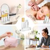 GIVITASOT 10ML Essential Oil Roller Bottles, 4 Pack Clear Gold
