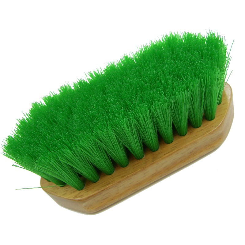 Intrepid International Horse Brush, 6-1/4" Pony Brush w/Wood Handle &