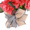 Red Geranium Barrel Wreath Front Door Red Geranium Basket Wreath