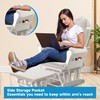 MABOZOO 6 PCS Glider Rocker Replacement Cushions with Storage Side