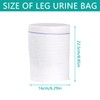 One Piece Elastic Catheter Sleeves Leg Bag Thoughful Design Urine