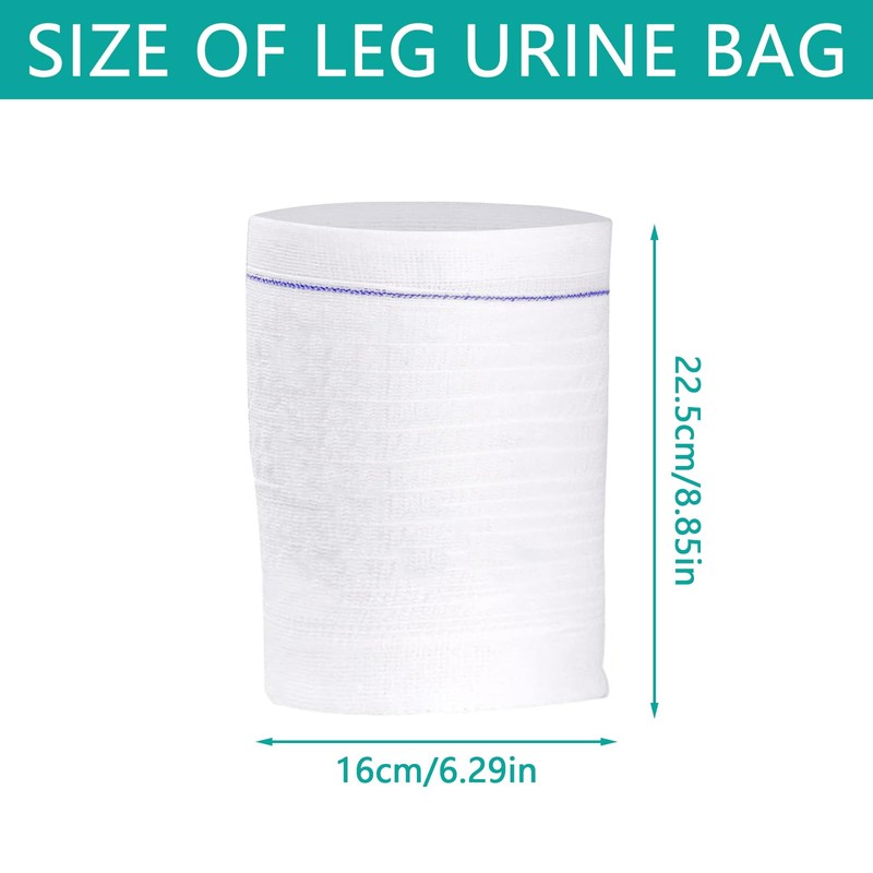 One Piece Elastic Catheter Sleeves Leg Bag Thoughful Design Urine