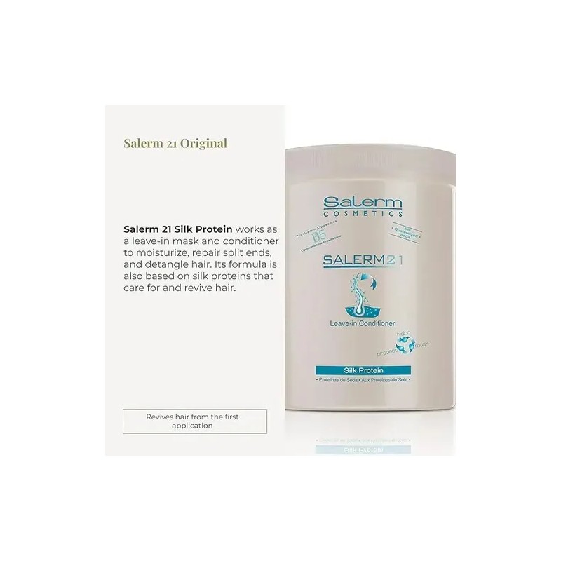 Kit Tratamiento Cabello Seco Salerm 21 Shampoo Mascarilla 1l