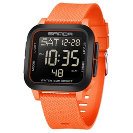 findtime Men's Digital Watch Sports Waterproof Wath Military Alarm Stopwatch Running Watch Electronic Outdoor