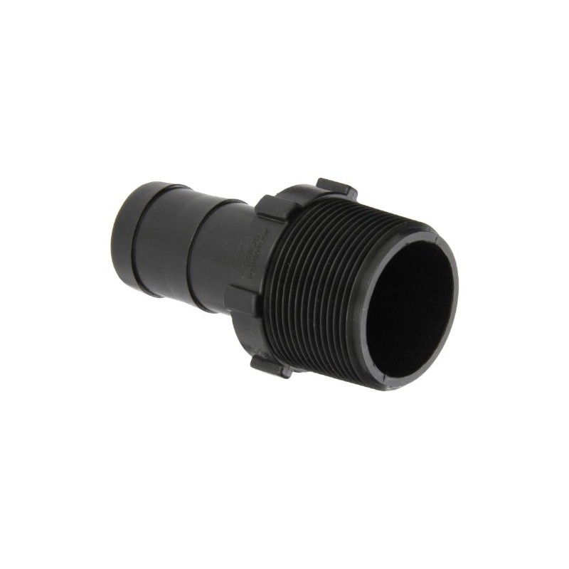 Banjo HB150-100 Polypropylene Hose Fitting, Adapter, 1-1/2" NPT Male x