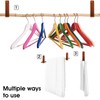 Abeillo 4 Pcs Leather Wall Hooks, Wall Hanging Straps Hanger