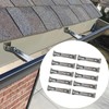 Folpus 10Pcs Gutter Hangers 5 inch Easy Install Accessories Heavy