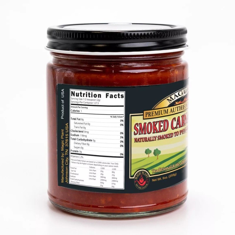Magic Plant Farms Smoked Carolina Reaper Chili Pepper Mash -