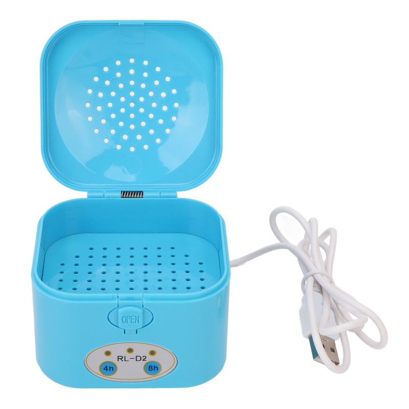 Hearing Amplifier Dryer Dehumidifier Electronic Automatic USB Blue Timer Hearing