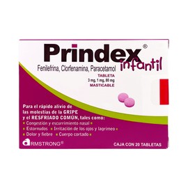 Prindex Infantil Tabletas Masticables, 20 Piezas