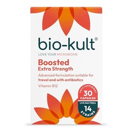 Bio-Kult Boosted Gut Health Supplment | 14 Strains + Vitamin B12 | 4X Strength | Immune & Digestive Support | 30 Capsules