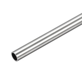 sourcing map Stainless Steel Tube Diameter 10 mm x 1 mm, Length 200 mm Polished 304 Stainless Steel V2A Round Tube Handrail for Railing Stairs Balcony Railing Wall Handrail Patio Railing Balcony