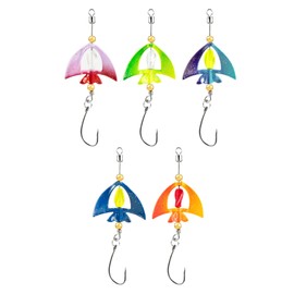 Spinner Baits,Freshwater Angling Lures - Multifunctional Colorful Rotating Spinner Baits for Bass Fishing in Freshwater and Saltwater