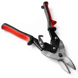 DEKTON DT20928 Aviation Tin Snip, Black/Red