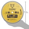 FOXBC 8-1/4 Inch Table Saw Blade 60 Tooth Fine Finish