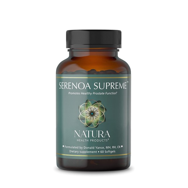 Natura Health Products - Serenoa Supreme - Supports Healthy Prostate Function - 60 softgels