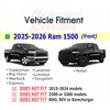 RAM Grille Emblem Overlay Decal Stickers 2025-2026 Ram 1500 (Color: