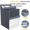 2Pack Washer & Dryer Covers, Portable Laundry Covers with Zipper