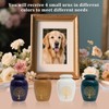 4Pcs Small Urn for Ashes Ceramic Tree of Life, Mini